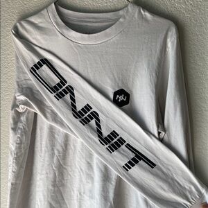 Cotton white Long Sleeve Men's Tee